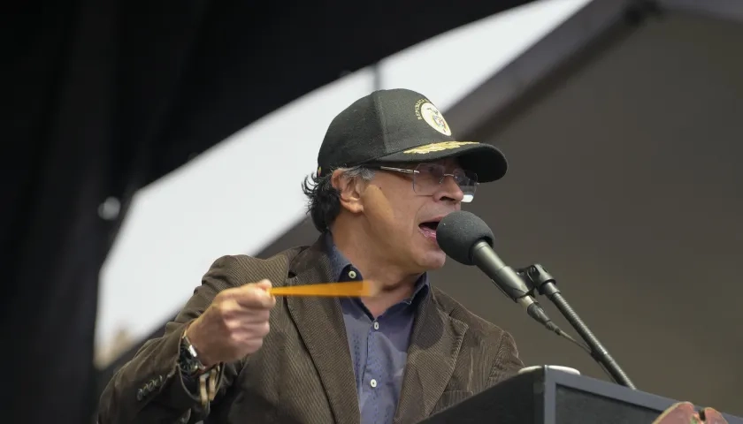 El Presidente Gustavo Petro.