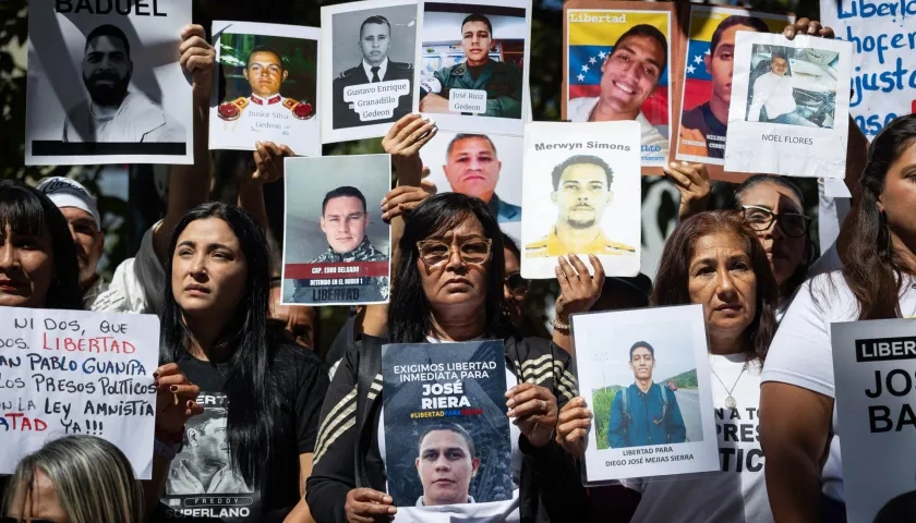 Familiares de presos políticos.