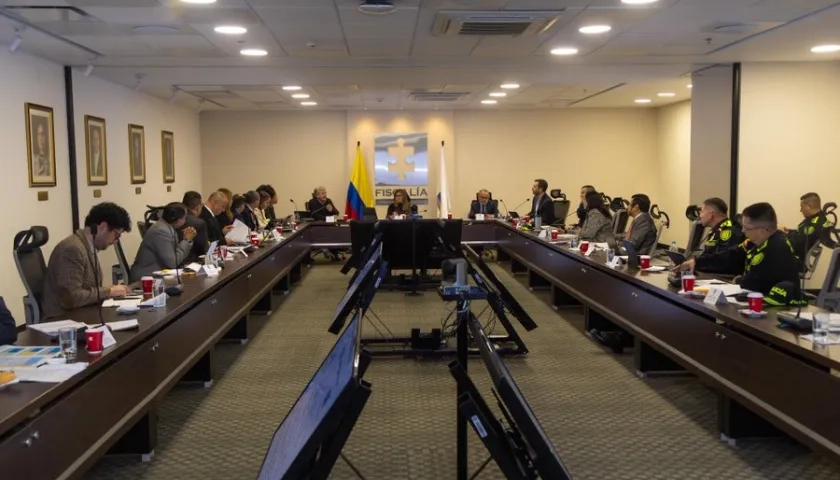 Reunión en la Fiscalía.