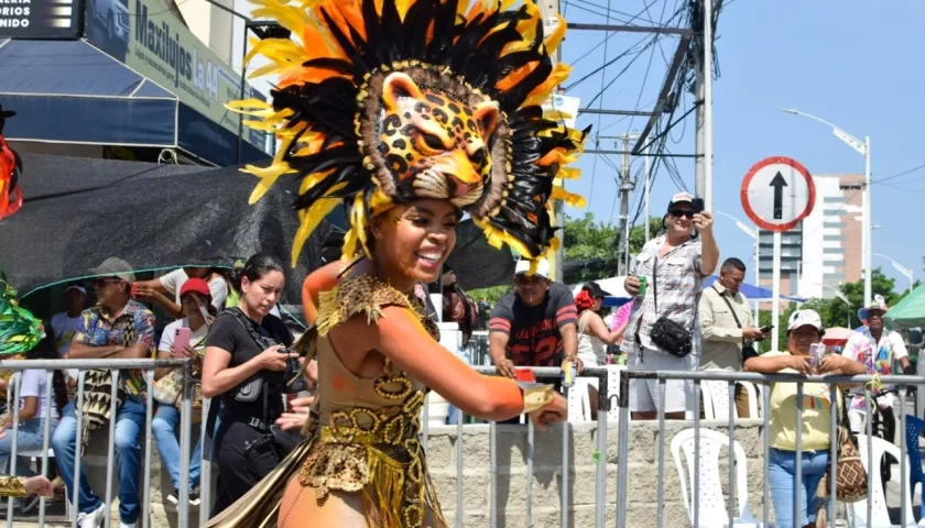 Selva Africana, ganador en la categoría Comparsa de tradición.