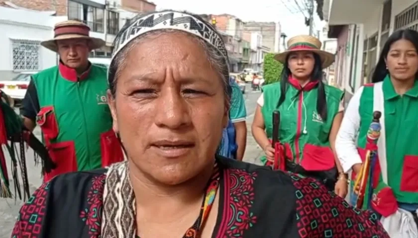 Senadora Aida Quilcué. 