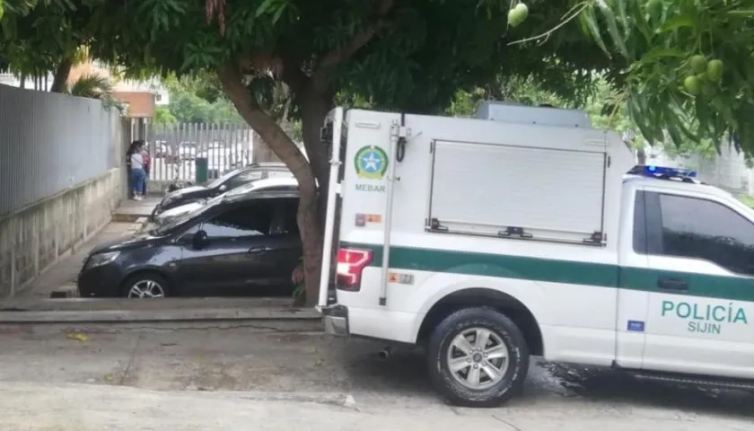 La Sijin de la Policía en Medicina Legal. 