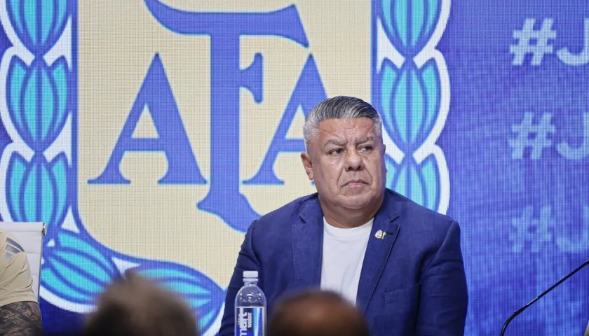 Presidente de la Asociación de Fútbol Argentino (AFA), Claudio Tapia.