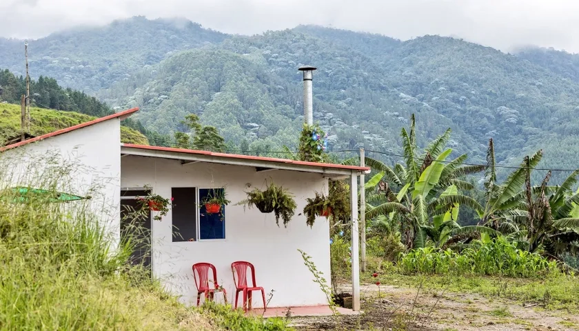 Una Vivienda de Interés Social Rural.