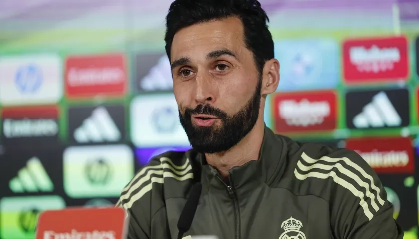 Álvaro Arbeloa, entrenador del Real Madrid. 