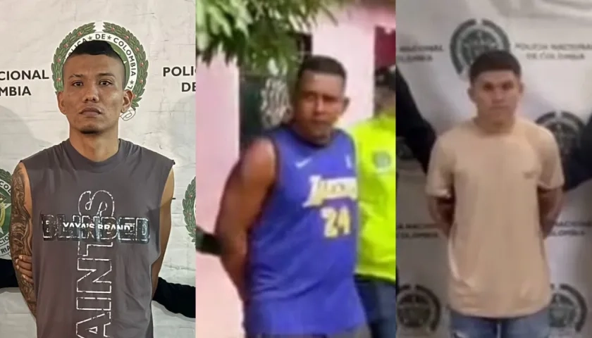 Personas capturadas en Barranquilla, Soledad y Bohórquez, en Campo de la Cruz. 