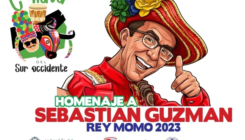 Sebastián Guzmán, Rey Momo 2023.