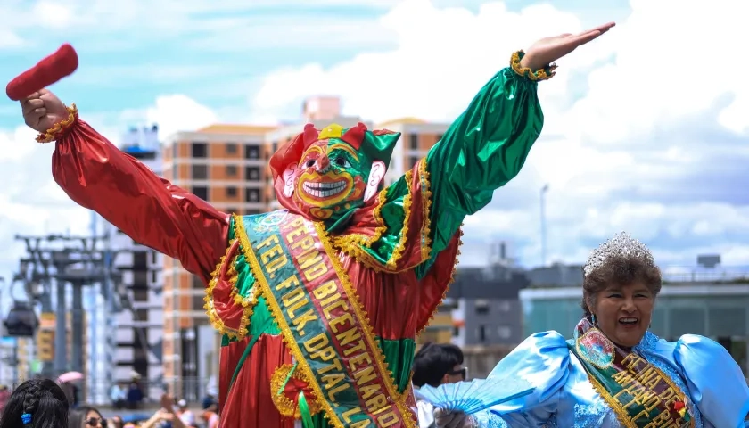 Carnaval en La Paz, Bolivia.