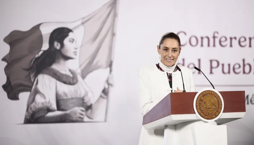 Claudia Sheinbaum, presidenta de México. 