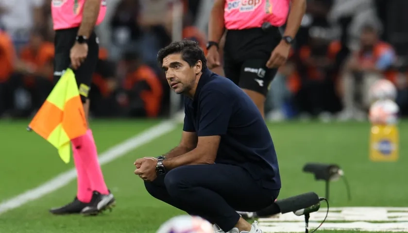 El portugués Abel Ferreira, entrenador del Palmeiras. 