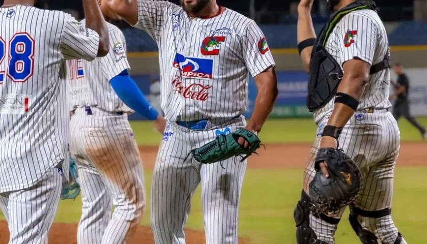 Pedro García lanzó el noveno inning y se anotó juego salvado. 