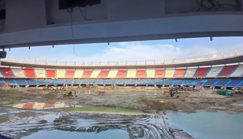 Los trabajos de remodelación y ampliación del estadio Metropolitano Roberto Meléndez se iniciaron el 18 de enero. 