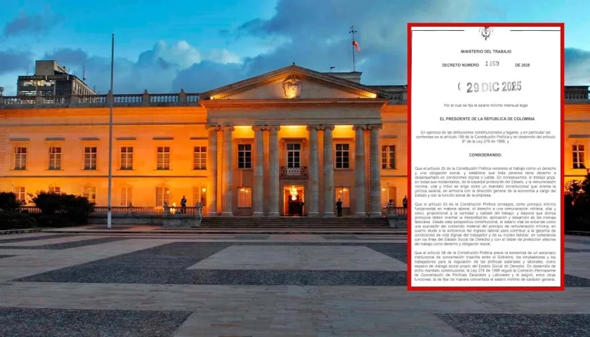 El Gobierno tiene 8 días para expedir un decreto transitorio del salario mínimo.
