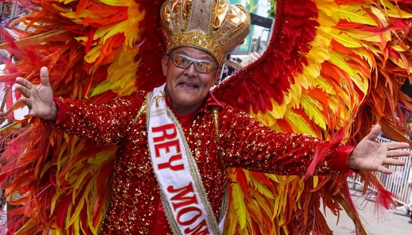 El Rey Momo hizo un homenaje a su hijo Kevin Maury. 