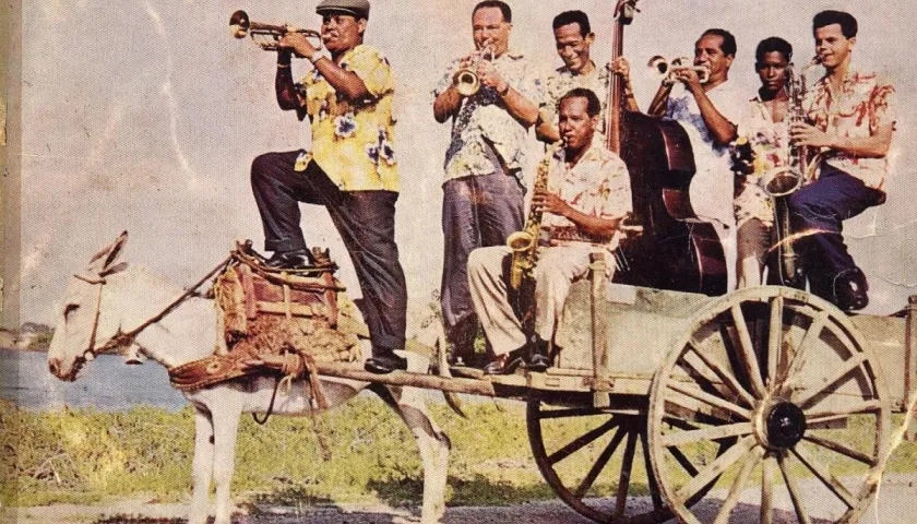 Carátula de un disco de Pedro Laza y sus Pelayeros