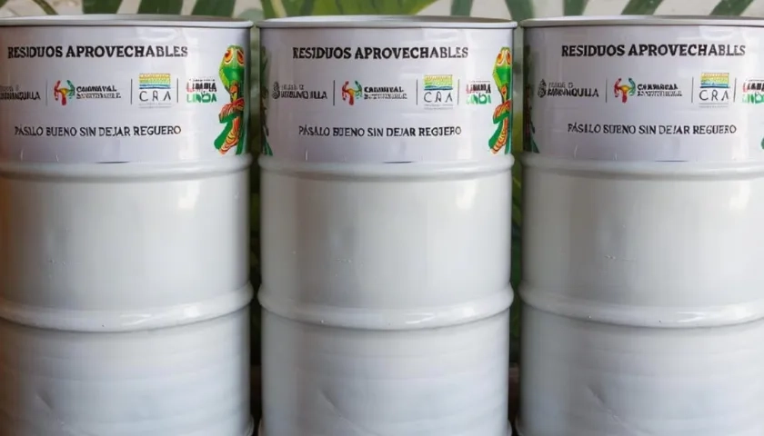 Puntos de recolección de residuos que ubicarán en la Vía 40.