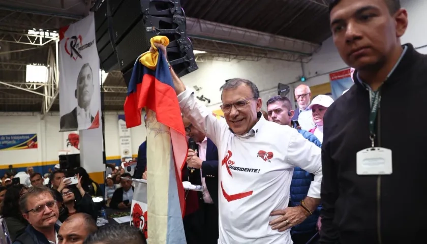 El precandidato presidencial Roy Barreras. 