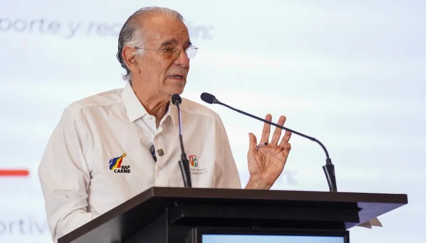 Eduardo Verano, gobernador del Atlántico. 