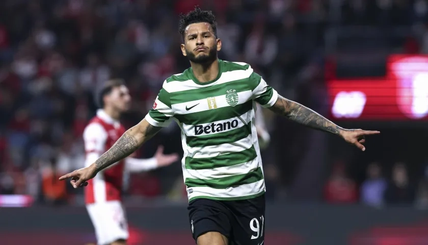 Luis Suárez, delantero del Sporting de Lisboa.