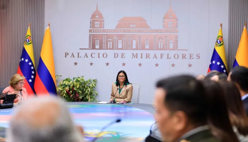 La presidenta de Venezuela, Delcy Rodríguez.