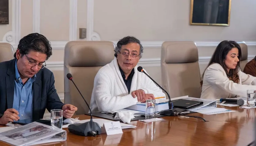 El Presidente de Colombia, Gustavo Petro.