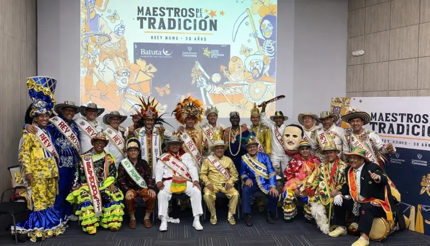 Reyes Momo que compartirán sus saberes en las instituciones.