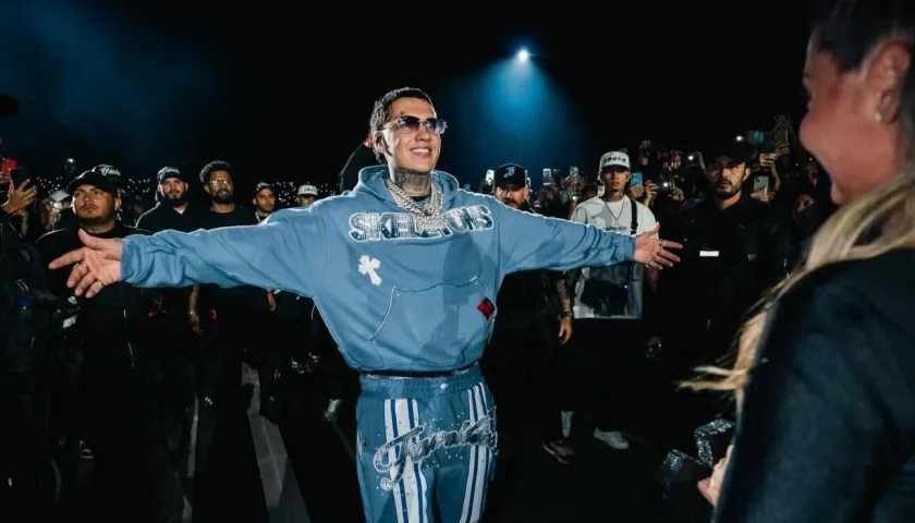 Blessd se presentó en Barranquilla el 21 de marzo. 