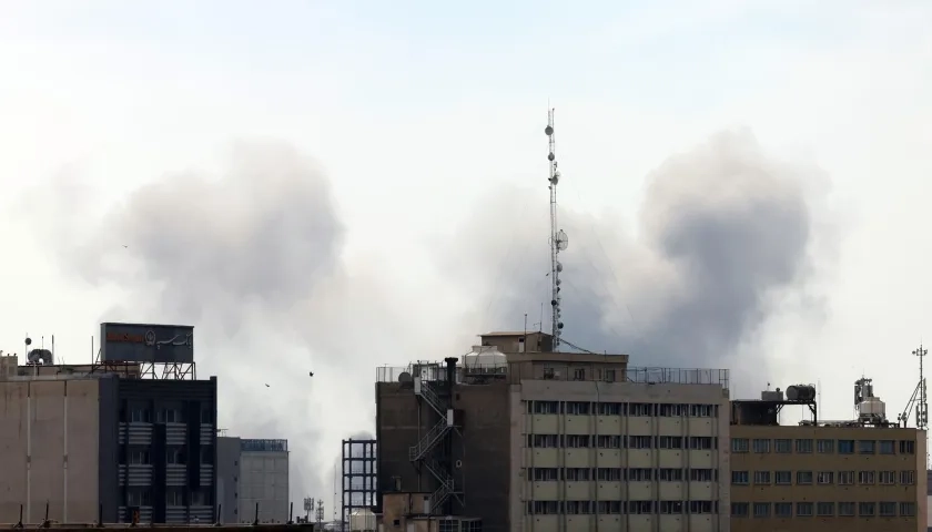 Ataques en Teherán, capital de Irán. 