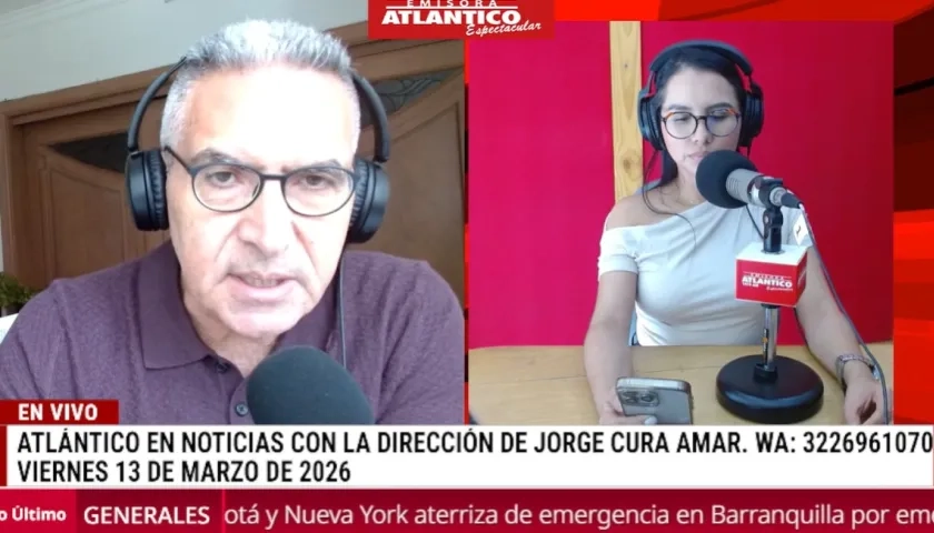 Transmisión de Atlántico en Noticias.