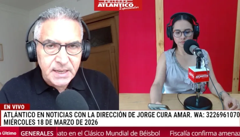 Transmisión de Atlántico en Noticias.