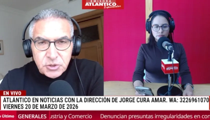 Transmisión de Atlántico en Noticias.