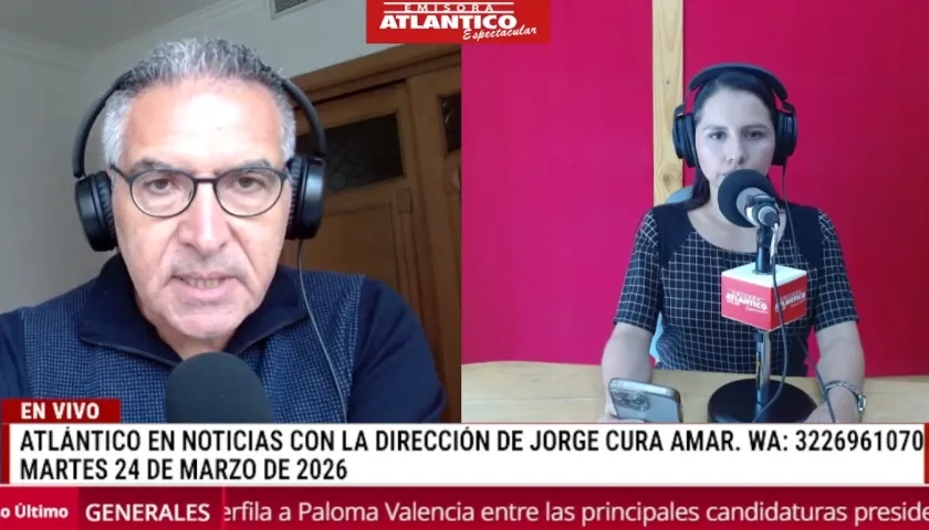 Transmisión de Atlántico en Noticias.