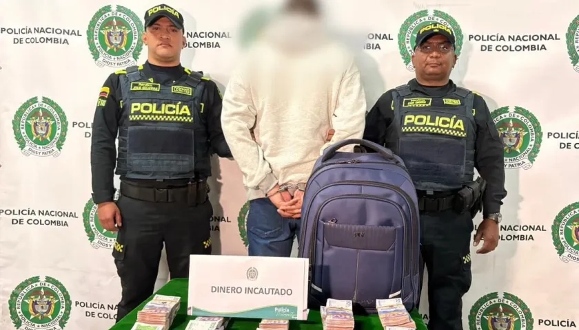 Capturado con $631 millones en efectivo.