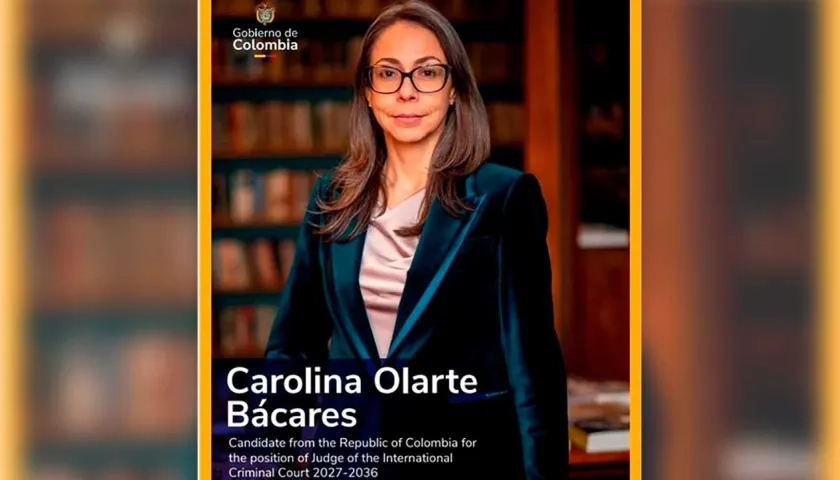 La embajadora Carolina Olarte Bácares.