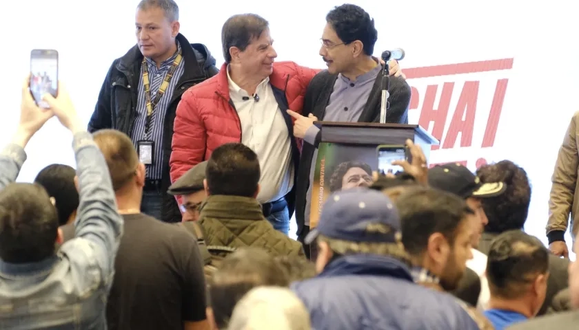 Juan Fernando Cristo e Iván Cepeda.