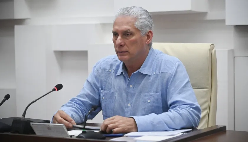 Presidente de Cuba, Miguel Díaz-Canel.