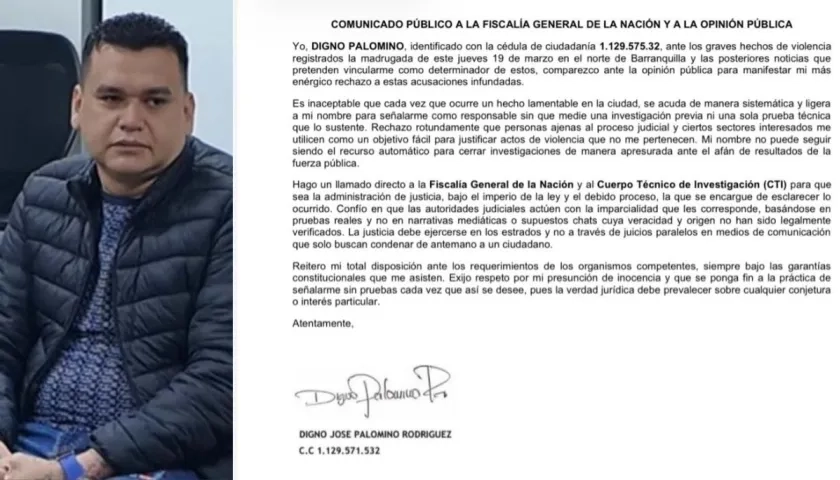 Digno José Palomino, cabecilla de la banda criminal ‘Los Pepes’. 