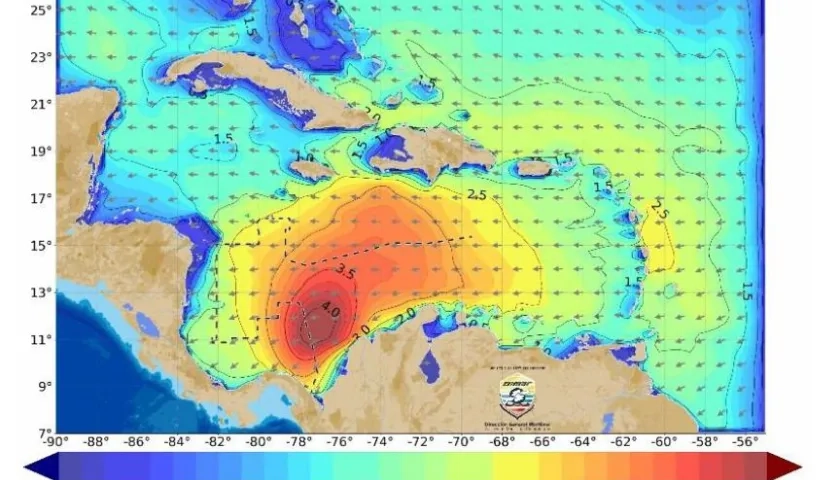 Imágenes de la Dimar.
