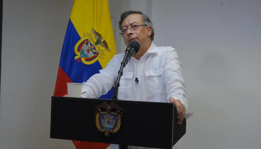 El Presidente Gustavo Petro.