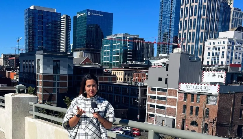 Estefany Rodríguez, la periodista barranquillera en Estados Unidos.  