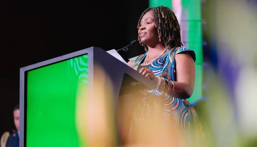 La Vicepresidenta de Colombia, Francia Márquez.