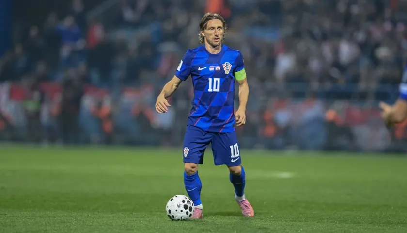 Luka Modric, capitán de Croacia.