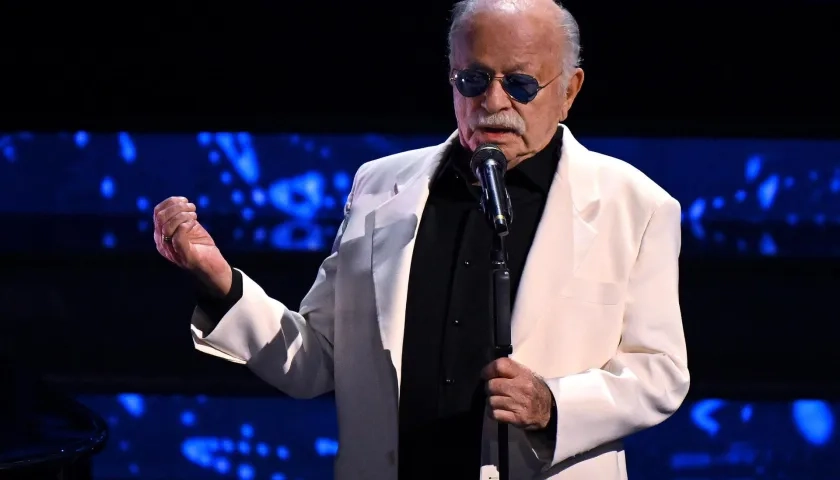  El cantante italiano Gino Paoli