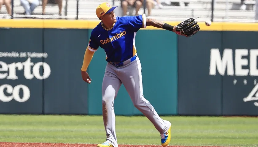 Giovanny Urshela, tercera base de Colombia.