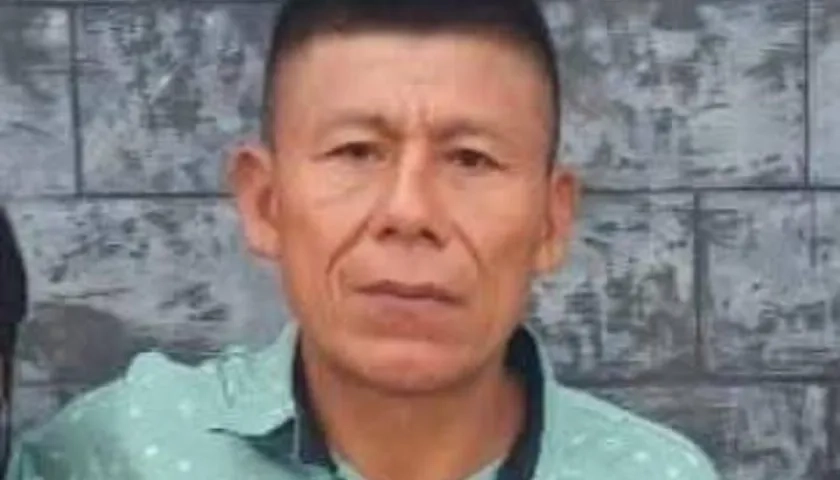 El gobernador indígena Eutimio Valencia Duave. 