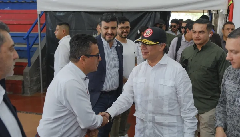 Gustavo Petro de visita a Popayán