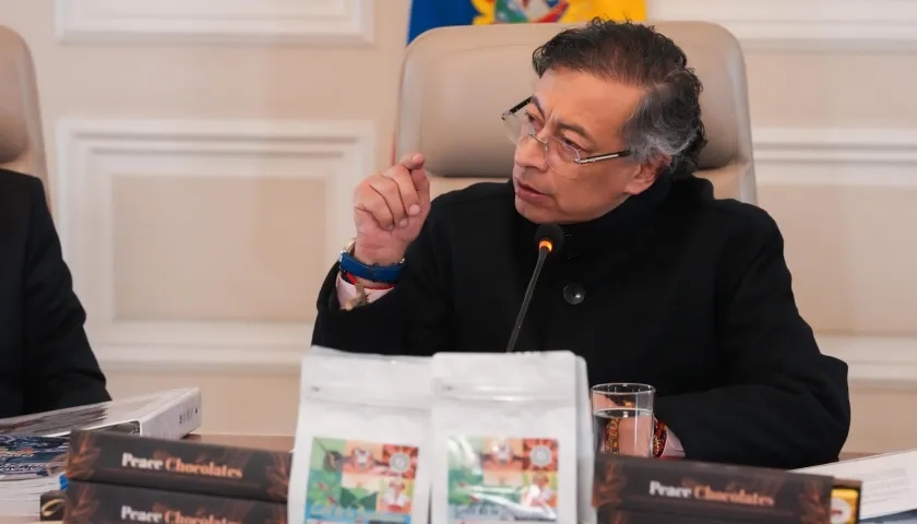 El Presidente de Colombia, Gustavo Petro. 