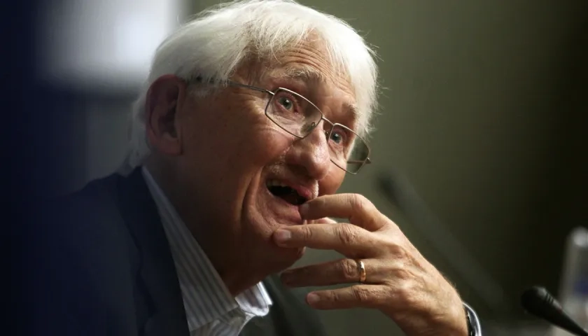El pensador y sociólogo alemán Jürgen Habermas.
