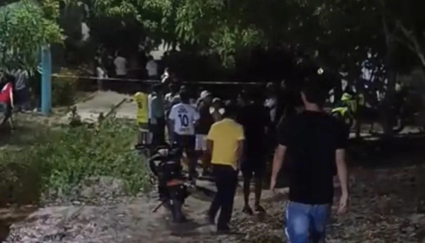 El homicidio ocurrió en una de las viviendas de este sector de Usiacurí. 