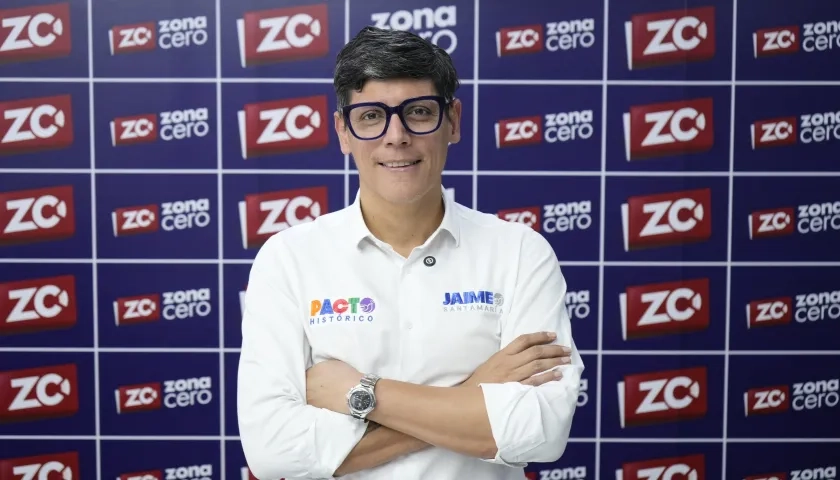 Jaime Santamaría, candidato a la Cámara por el Pacto Histórico.